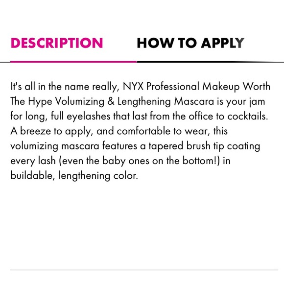 NYX Worth the Hype Volume and Lengthening Mascara - Picture 3 of 4